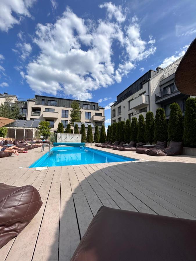 Super Mini Loft With Outdoor Pool. Apartment Palanga Bagian luar foto